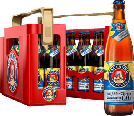 Paulaner 0,0% Weißbier-Zitrone Alkoholfrei 20 X 0,5l