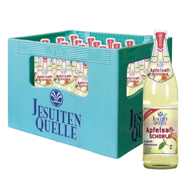 Jesuiten Quelle Apfelsaft Schorle 20 x 0,5L