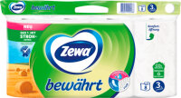 Zewa Toilettenpapier bewährt 3-lagig, 8 Rollen
